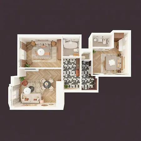 شقة Elegant 2br Designer Retreat In Karoly Krt *